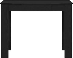 Desk White Engineered Wood Home Office Desk Study Table for Kitchens 39.4x17.7x29.5 in Rectangular