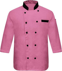 Men's Chef Coat Full Sleeve Jacket Multicolored Exclusive Chef Jacket Size (XS-6XL)