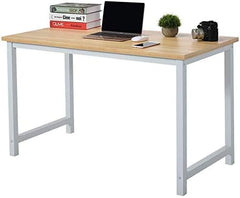 Writing Computer Desk, Modern Simple 43" Home Office Study Desk, Workstation PC Laptop Table Gaming Table for Living Room Bedroom (Wood)