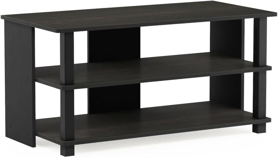 212 Main 17076E x - BK Sully 3 - Tier TV Stand for TV up to 40 Espresso & Black