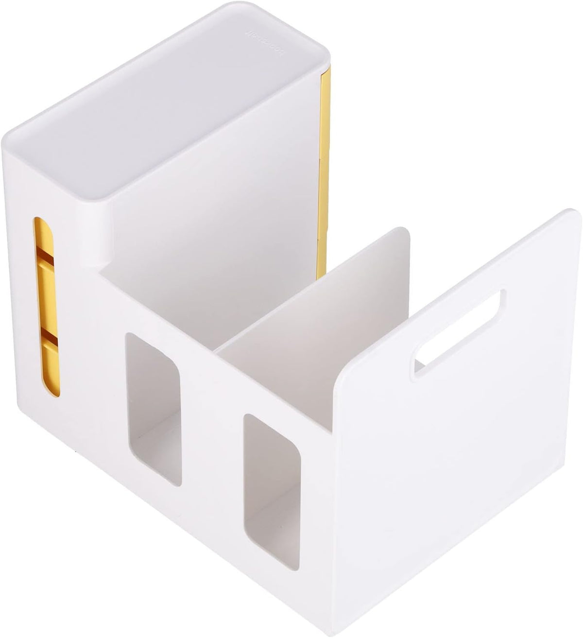 CDQL Bookshelf, Desk Hutch Organizer, Desktop Bookcase for Computer Desk, Multifunctional Drawer Book Shelves, Desktop Bookshelf Counter Bookcase, Office Supplies Organizers