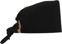 Cleaning Working Cap Daisy on Dead Tree Printed Chef Hat for Women & Men, Adjustable, Breathable Black