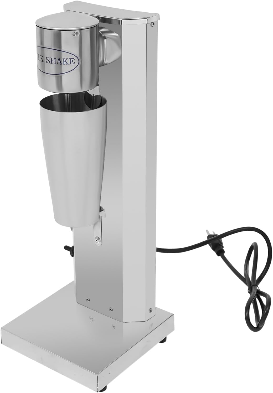 Electric Drink Mixer 2-Speed Milkshake Maker & Milk Frother with 0.8L Stainless Steel Cup 16000 RPM for Shakes Lattes Smoothies & Protein Drinks