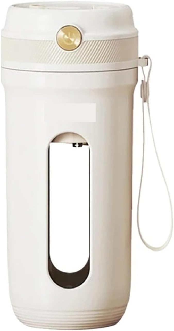 Portable Electric Blender with 4/10 Blades - 350ML USB Rechargeable Smoothie Juicer Cup Fruit Mixing(4 Blades 1500mAh)