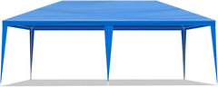 10 X 20 Outdoor Wedding Party Tent Camping Shelter Gazebo Canopy with Removable Sidewalls Easy Set Gazebo BBQ Pavilion Canopy Cater Events,Blue