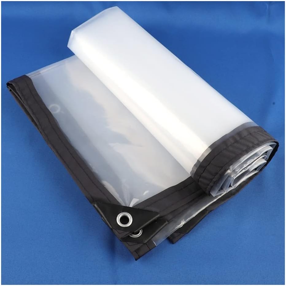 1pcs Transparent Outdoor Tarpaulin Gazebo Pergola Windproof Canopy Succulent Plants Waterproof Cover PE Rainproof Cloth, For Home Garden Garden Supplies 0.14mm/0.16mm ( Color : Thick 0.14mm , Size : 4