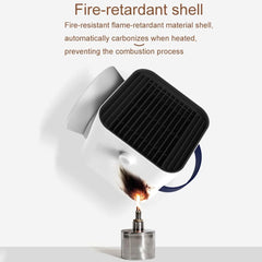 Portable Heater Fan,Overheating Protection 3S Fast Heating 1000W Auto Oscillating Ceramic Space Thermostat Rapid Heating Quiet, Household Office Desk Indoor Use,B