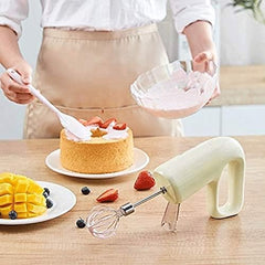 Egg Beater - Hand Mixer Electric, Speed Handheld Kitchen Mixer with Turbo Includes Wider Beaters fine