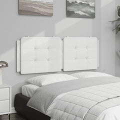 Headboard Cushion, Frame Cushion Bed Headboard Headboards for Hostel Bedroom Dorm Wall White 53.9" Faux Leather