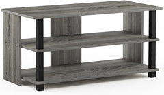 212 Main 17076GYW-BK Sully 3-Tier TV Stand for TV up to 40 French Oak Grey & Black