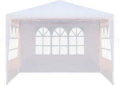 10 x 10 Outdoor Canopy Tent for Parties, Beach Tent Commercial Instant Canopies Shelter for Wedding, Beach, Party, Picnic, BBQ Events