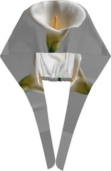 Cleaning Working Cap White hooliage Printed Chef Hat for Women & Men, Adjustable, Breathable