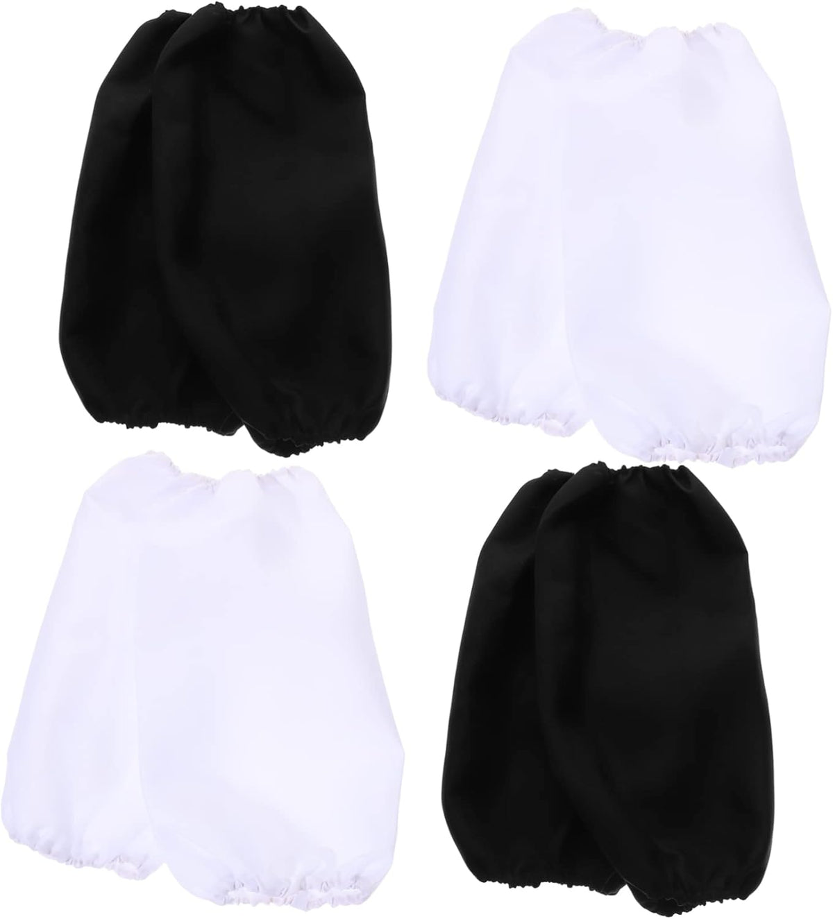 Veemoon 4 Pairs Oil Arm Sleeves for Cooking Cleaning Reusable Oversleeves for Kitchen Work Housework Gardening and Pet Care Elastic Fit Men Women