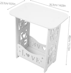 ABOOFAN Modern Wooden Nightstand Minimalist Bedside Table Ample Space for Bedroom and Living Room Compact and Elegant Design for Spaces for Storing Lamps and Decor