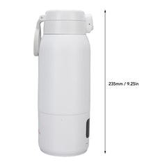 Ymiko Portable Milk Warmer 316 Stainless Steel Rechargeable Travel Electric Kettle for Outdoor Car 500ml