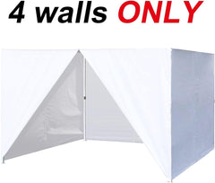 Eurmax USA Full Zippered Walls for 10x20 Easy Pop Up Canopy Tent,4 Walls ONLY(Turquoise)