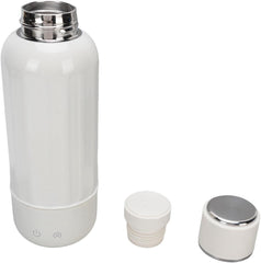 Haofy Portable Electric Kettle 500ml Cordless Fast Boil Presets with Auto Shut Off, Stainless Steel Inner Pot for Camping Car Travel Office (M)