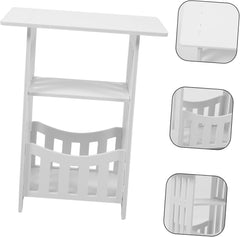 Modern Side Table for Bedroom Living Compact Reusable Sofa End Table Versatile Nightstand with Ample Surface for Books and Furniture