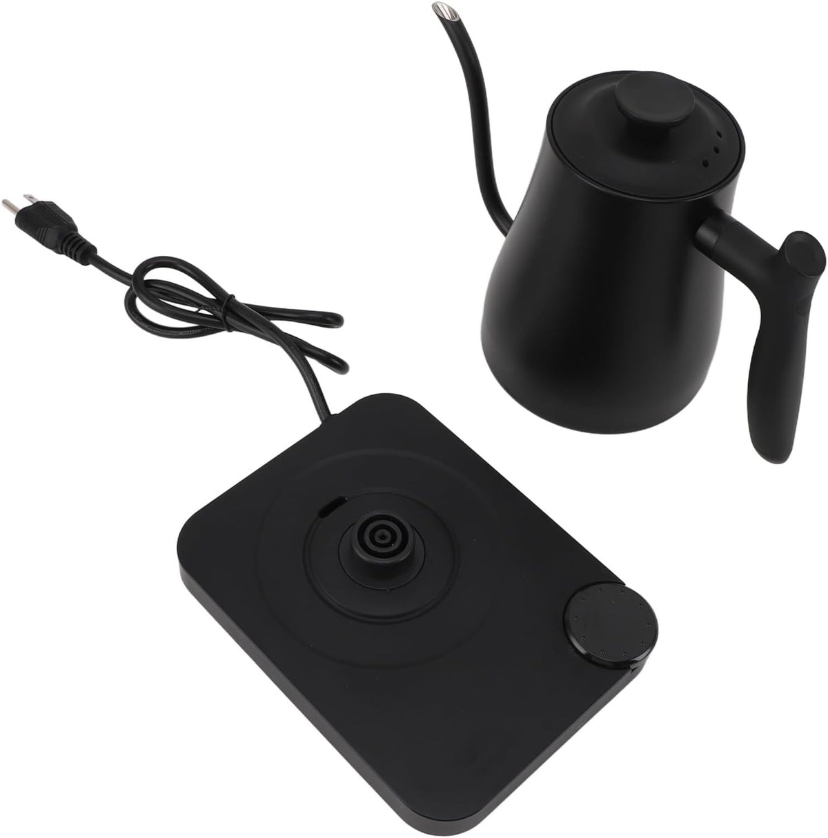 BAFOVY 1L Gooseneck Electric Kettle, Variable Temperature Control, 1200W Quick Heating, Stainless Steel Built, 60 min Keep Warm, Dry Boil Protection, High Definition Display, (US Plug 110V)