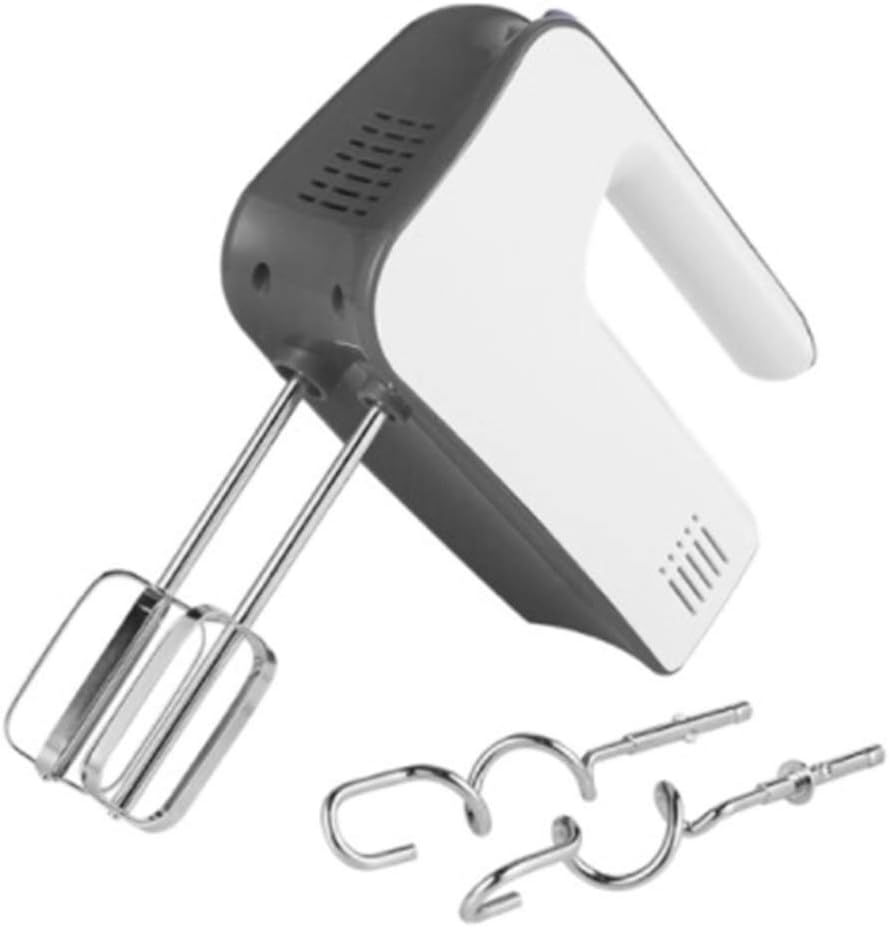 Hand Mixer Electric Handheld Mixer with 5 Speed and Turbo Button Includes Sturdy Beaters and Dough Hooks fine