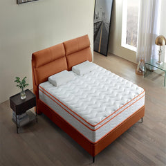 10 Inch Twin XL Size Mattress in A Box, Memory Foam Hybrid Mattress with Gel Memory Foam and Individual Pocket Spring, Medium Firm, Pressure Relief, Motion Isolation (Twin XL)