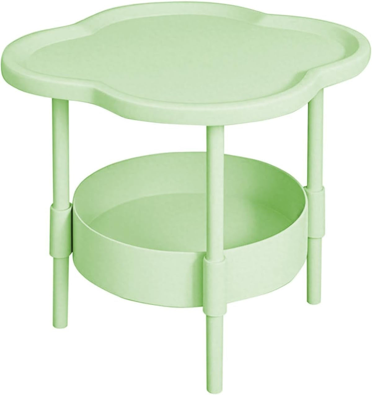 Mini Easy Small Apartment Bedside Table, Narrow Side Table for Small Space, for Living Room, Bedroom, Study, Kitchen and Balcony (Coffee)