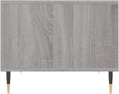 vidaXL , Chic Rectangular Coffee Table, Industrial Vibe, Lots of Storage, Sturdy Wood, Modern Minimalist Living Room Décor