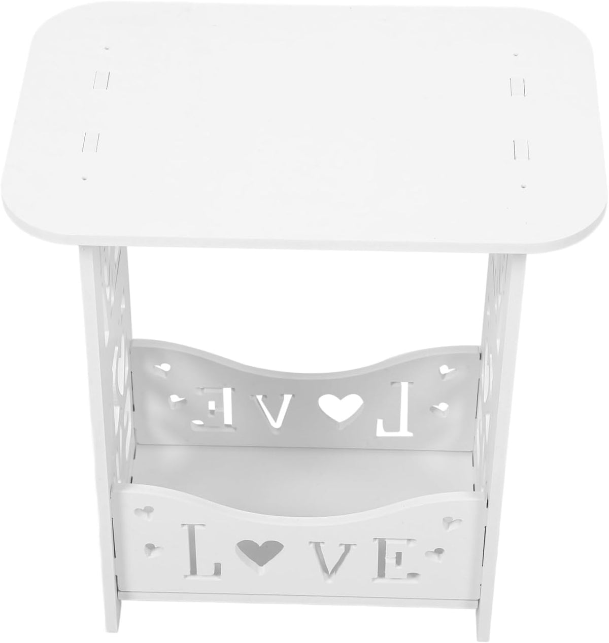 Ciieeo Elegant Wooden Bedside Table End Table Night Stand for Bedroom Small Space Decor