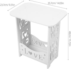Bed Room Side Table Mini Dressing Table Modern Nightstand for Living Room for Sofa Ample Storage