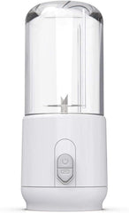 HHWKSJ Electric Safety Juicer Cup, Fruit Juice mixer, Mini Portable Rechargeable/Juicing Mixing Crush Ice and Blender Mixer,300ml Water Bottle