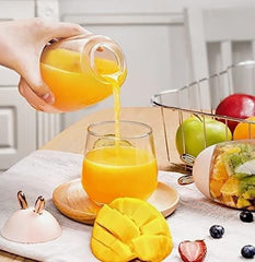 Portable Blender, Personal Blender Smoothies and Shakes, USB Rechargeable Mini Blender Waterproof Small Blender Single Juicers (Color : Pink)