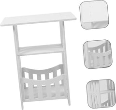 Unomor Modern Small Side Table Storage Sofa Bedside Table Minimalist Nightstand for Home for Dorm