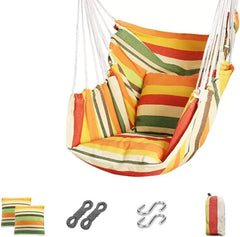 Outdoor Hammock Anti-Rollover Travel Camping Portable Hammock Hanging Chair Outdoor Portable Camping Travel Equipment(Dark Blue)