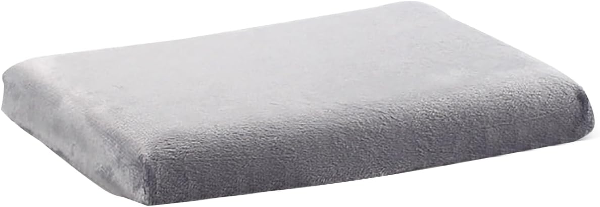 Greenjin 13" Detachable Memory Foam Seat Cushion Round Chair Cushion Non-Slip Dining Stool Pad Circle Chair Pad with Rubber Back Washable for Kitchen Dining Office Chairs Black