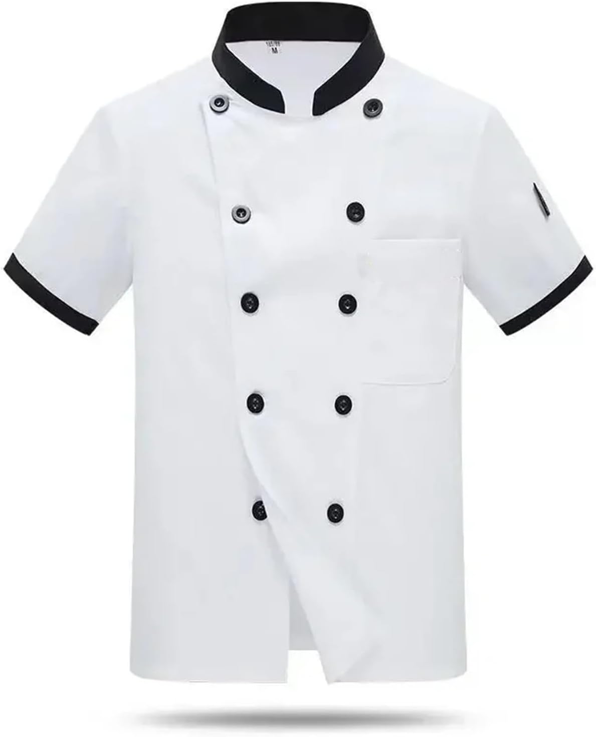 Men Women Restaurant Kitchen Canteen Chef Uniform Sleeves Chef Jacket Waiter Works Clothes