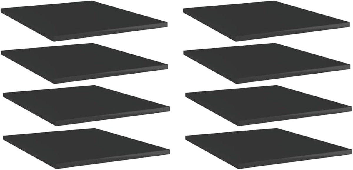 Tidyard 8 Piece Bookshelf Boards, Engineered Wood Replacement Panels, Display Stand Shelves for Bookcase Storage Cabinet Shelf Unit 15.7 x 19.7 x 0.6 Inches (W x D x H)