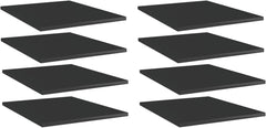 Tidyard 8 Piece Bookshelf Boards, Engineered Wood Replacement Panels, Display Stand Shelves for Bookcase Storage Cabinet Shelf Unit 15.7 x 19.7 x 0.6 Inches (W x D x H)