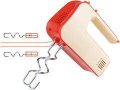 Egg Beater- Electric Hand Mixer, Stainless Steel Mixer Electric Different Speed Settings and Turbo Button with Sturdy Beaters fine