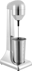 110V Electric Drink Mixer, 16 Ounce Stainless Steel Mixing Cup Drink Mixer, 2 Speeds Electric Drinking Maker for Kitchen Coffee Cooking Baking Milk Shake Machine