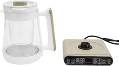 1.8L Pro Electric Tea Kettle, 110V 800W Multi-function Maker Tea Coffee Kettle Household Boiling Water Electric Kettle with Strainer&Stewpot, Temperature Control/Keep Warm Function/Auto-shutdown