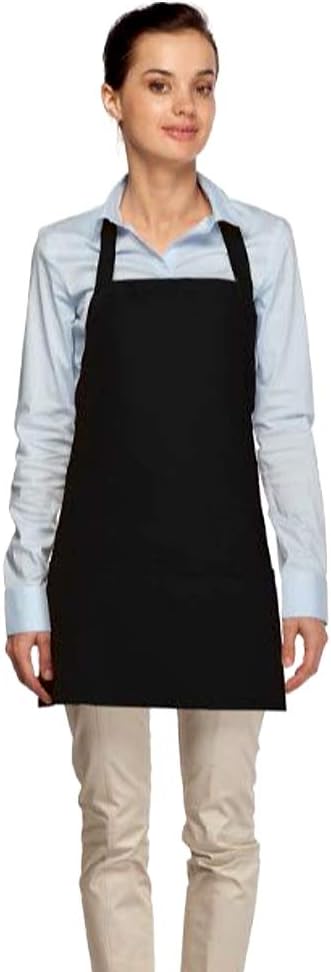 Averill's Sharper Uniforms Criss-Cross Three Pocket Bib Apron 3 pocket (Set of 6)