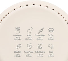 110V 1200W Airy Fryer 4.2L/3.81Qt Glass Air Fryer Easy-View Glass Basket 360° Viewable Airy Fryer Touchscreen with Digital Display for Home Kitchen Restaurant Family Gathering (Black)