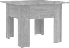 Coffee Table,Sofa Table Dinner Table Storage Table Side Table End Tables with Storage Function Suitable for Living Room Tea Room Office Smoked Oak 21.7"x21.7"x16.5" Engineered Wood