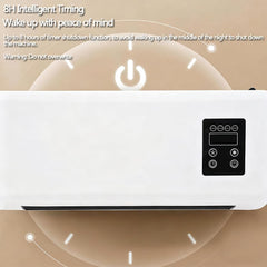 1800W Wall Mounted Heater,Portable heater Fan for Bedroom,Mini heater Portable Fans for with Remote Control