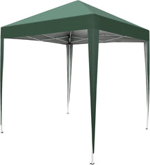 6x6 FT Portable Canopy, Camping Sun Shelter, Pop up Party Tent Water Resistant Oxford Fabric Cover, Steel Frame Foldable Design for Outdoor Events Includes Carry Bag and Instructions Green