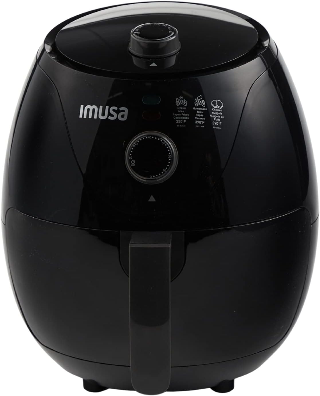IMUSA 3.3qt Electric Air Fryer, Black