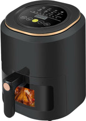 7 QT Household Air Fryers,stainless steel air fryer, One Touch Digital Control Presets,10 Menus to Choose From,Compact Space Saving,95% Less Oil Air Fry, Dishwasher be Applicable