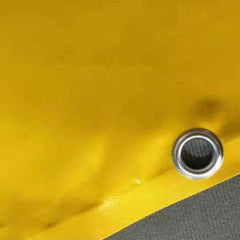 Gazebo Side Panel Tarpaulin Waterproof Transparent Tarpaulin Outdoor Tarpaulin Curtains for Garden, Pergola, Garage, can Be Customized (Color : Clear, Size : 6.89x8.2ft/2.1x2.5m)