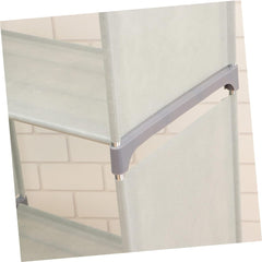 Luxshiny 1pc Desktop Bookshelf Organizer Modern Bookcase for Home Office Study Grey Multi-Functional Display Rack for Books and Supplies