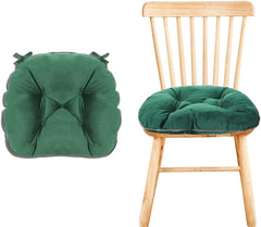 Ibluelover Chair Cushion with Ties Non Slip Square Seat Cushions Thick Chair Pad Memory Foam Comfort Soft Chair Cushion for Dining Living Room Office Kitchen Patio